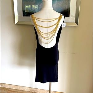 Savee Couture Designer Little Black Dress! SZ 4/6